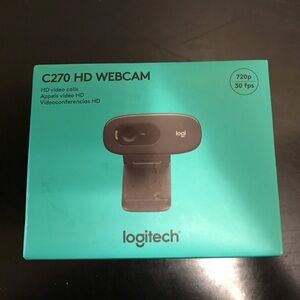 Logitech C270 HD Webcam. HD video calls. New in sealed box.